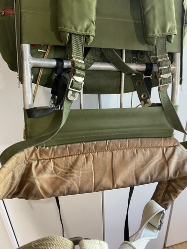 Vtg Rustic Retro Mountain Master Mountaineering Framed Back Pack In Out 60-70’s - Picture 14 of 18