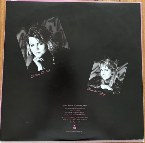 BELINDA CARLISLE - ‘BELINDA’ VINYL RECORD/LP ORIGINAL 1986 AUSTRALIAN PRESSING - Picture 3 of 22