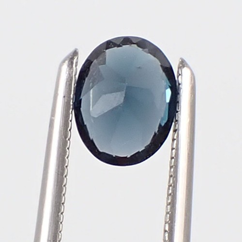 0.59 carat Oval 5.8 x 4.5 mm Teal Blue Natural Australian Sapphire Gemstone - Picture 21 of 21