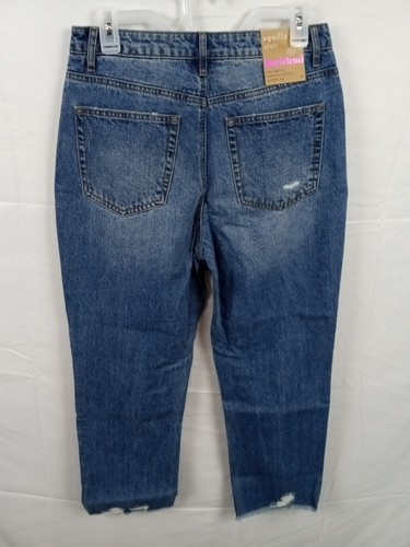 Pantalones de mezclilla para mujer VANILLA STAR AÑOS 90 NOVIO súper rascacielos en dificultades talla 9 - Imagen 3 de 8