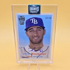 2024 Topps Archives Signature Series Kevin Kiermaier Autograph #'d 03/26