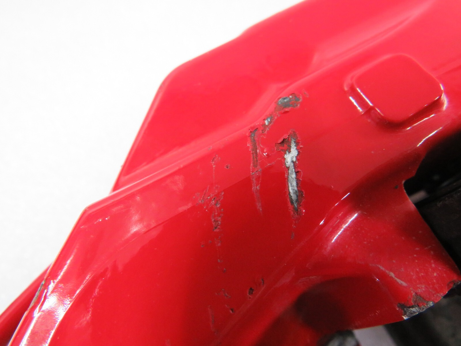 Ferrari 599 GTB, LH, Left, Front Caliper, CCM Version, Red, P/N 219357