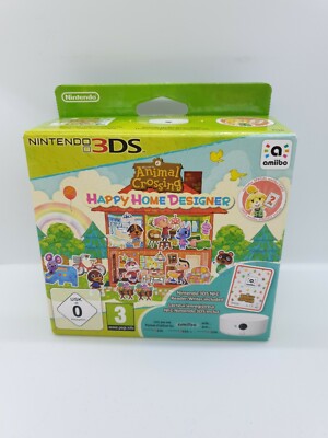 Nintendo 3ds Animal Crossing Happy Home Designer + Nfc Reader Box