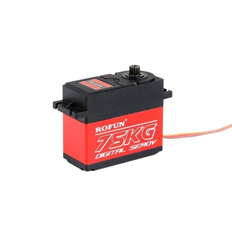 75kg Steering Gear Servo 15T / 17T Arm 1/5 RC Rovan HPI KM Baja Losi 5ive-T DBX - Image 4 of 4