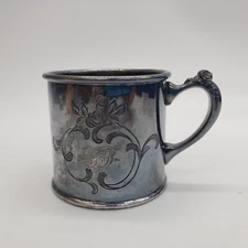 Pairpoint Mfg. Co New Bedford Mass. Quadruple Plate Cup Mug B430 