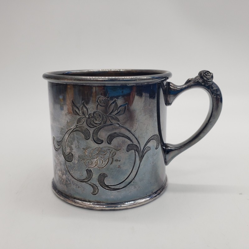 Pairpoint Mfg. Co New Bedford Mass. Quadruple Plate Cup Mug B430 
