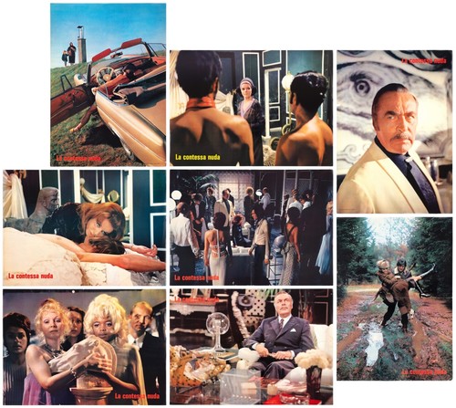 THE NAKED COUNTESS LOBBY CARD 8PC PHOTO ENVELOPE URSULA BLAUTH 1971 THE NAKED...