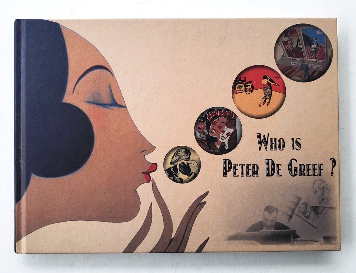 Rare Belgian Book Peter de Greef Belgian Art Deco Graphic Design