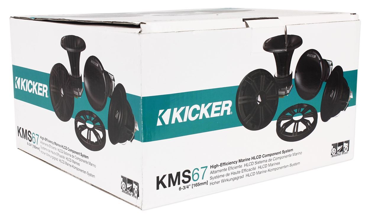 2 компонентных динамика Kicker 65 мощностью 400 Вт Рупорные твитеры для RZRATVUTV