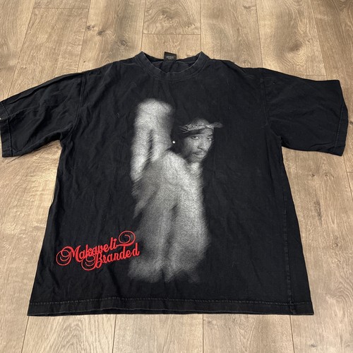 VTG Tupac Shakur Makaveli Brand Mens 2XL Rap Tee … - image 1