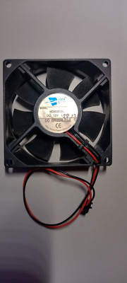HXH  Lüfter DC Brushless 80x80x25mm, 12V - DC  0,09A, Model HDB0812LA