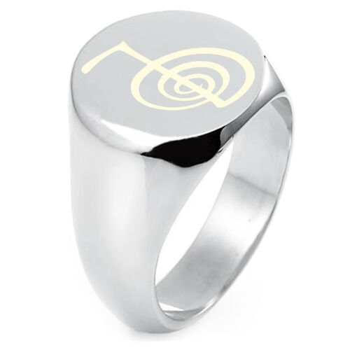 Banzai eenzaam hoog Sterling Silver 925 Reiki Cho Ku Rei Power Symbol Round Polished Signet Ring | eBay Banzai eenzaam hoog Sterling Silver 925 Reiki Cho Ku Rei Power Symbol Round Polished Signet Ring | eBay
