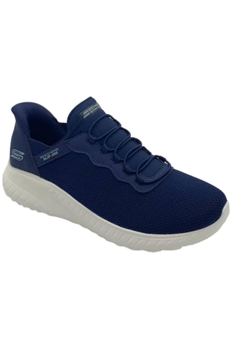 Skechers Mens Bobs Squad Chaos Daily Hype Walking Shoes Navy