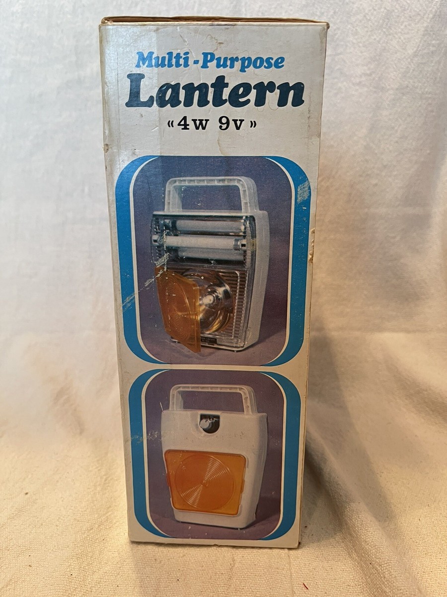 VINTAGE Multi -Purpose Lantern New Old Stock In Box Model VINTAGE Multi -Purpose Lantern New Old Stock In Box Model