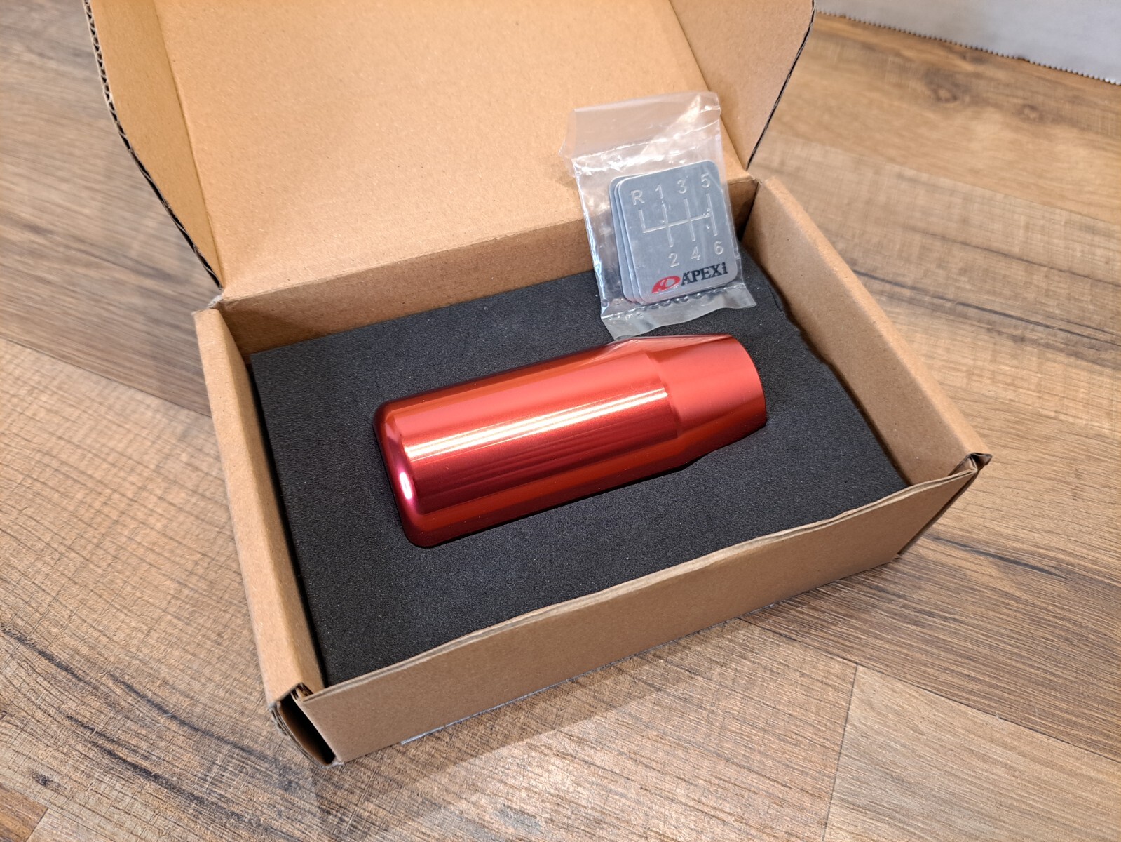 Apexi JDM N1 Aluminum Shift Knob M12 x P1.25mm Time Attack Red 9.5oz