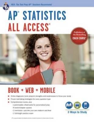 AP Statistics All Access Book  Online  Mobile (Advanced Placement (AP - GOOD