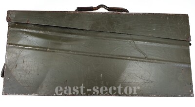 MILITARY VINTAGE METAL AMMO TRANSPORT CAN CASE BOX CONTAINER