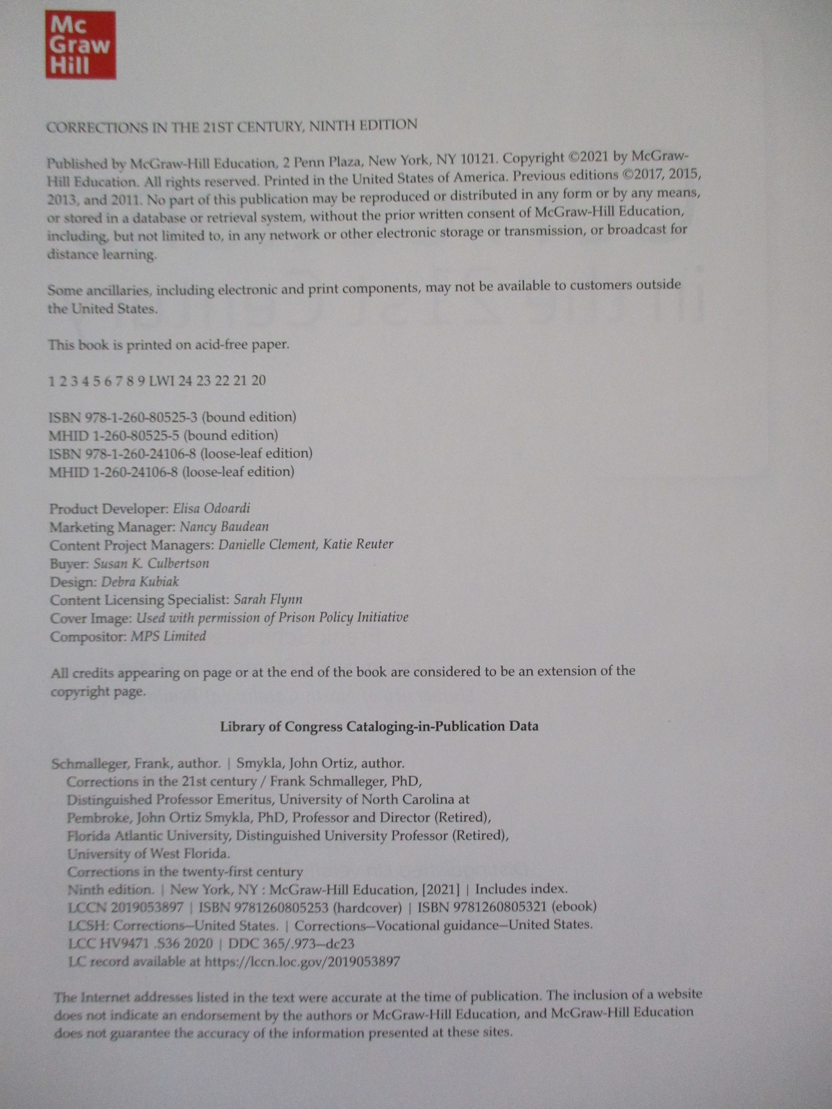 Corrections+in+the+21st+Century+by+John+Ortiz+Smykla+and+Frank ...