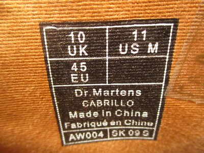 Dr Martens Chukka Boots Mens 11 Cabrillo Brown Leather Ankle  display picture 1