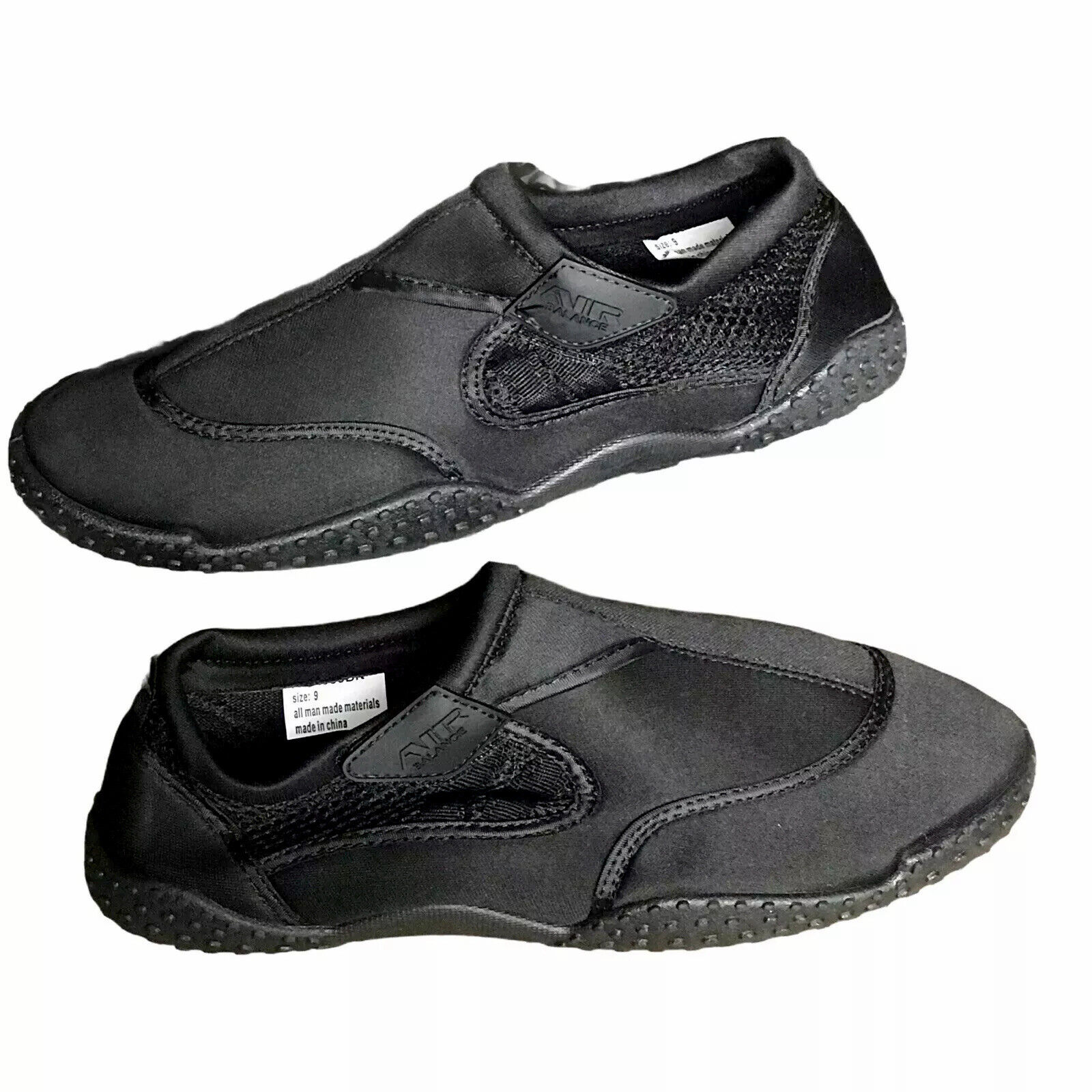 Air Balance Water Shoes Black Beach Pool Shoes All Size 813 FAST SHIP