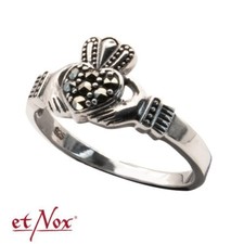 Markasit Claddagh Ring Celtic Ehering Freundschaftsring Verlobungsring R069