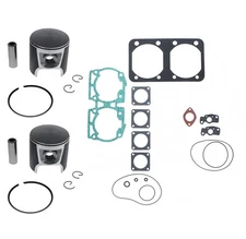 Ski-Doo Formula Z 583 Pistons Top End Gasket Kit 76mm Std Bore 1997 1998 1999