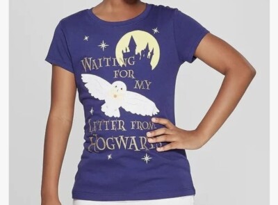 Harry Potter Meisjes Hedwig T-Shirt 2 Pack Top met Korte Mouwen voor Kinderen Pak met Twee 158 Veelkleurig
