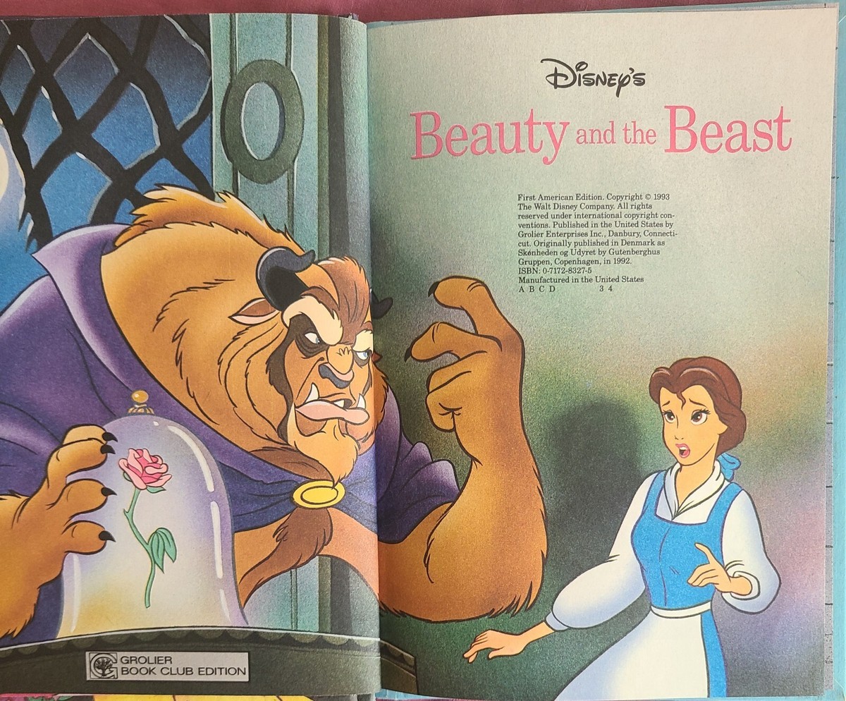 Disney's Beauty And The Beast (Hardcover 1993) | eBay