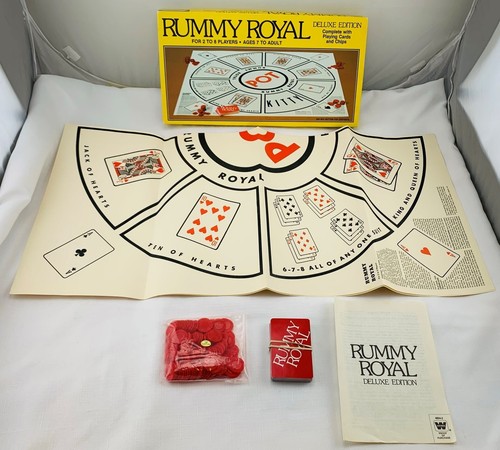1981 Rummy Royal Game by Whitman Complete in Good Condition FREE SHIPPING - 第 1/6 張圖片