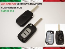 COVER CHIAVE GUSCIO PER SMART 453 FORTWO FORFOUR 3 TASTI TELECOMANDO SCOCCA 
