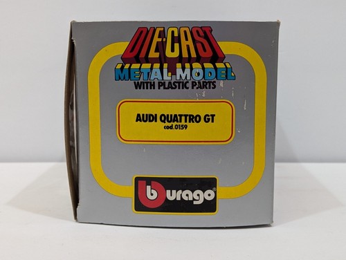 Bburago Audi Quattro GT Rally 1:24 Diecast Metal Model Rare Vintage Car 1983 - Picture 11 of 15