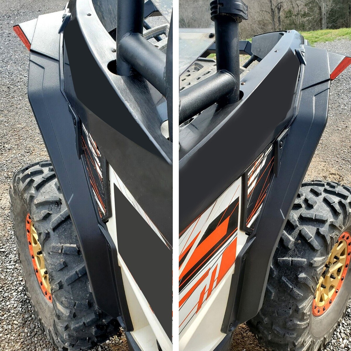 2013-2016 Can-Am Maverick Max 1000/1000R Front&Rear Fender Flares