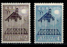 Timbre de Belgique / Belgium  N° 1025 / 1026 Neuf **,  MNH