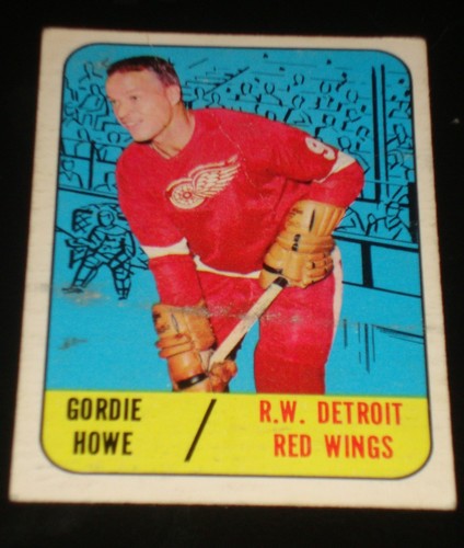 Gordie Howe #43 1967 Topps card