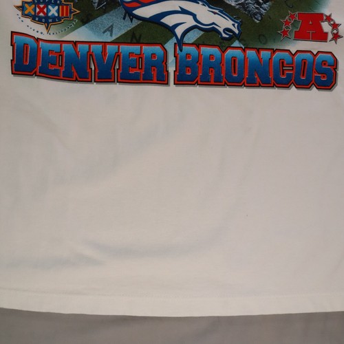 Vintage Denver Broncos T Shirt 1997 AF Champions Starter Size L Large - Picture 7 of 12