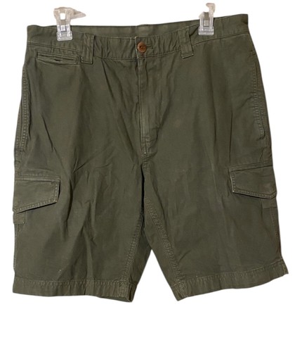 Brooks Brothers Cargo Shorts Men’s Size 32 Green 100% Cotton Red Fleece Utility