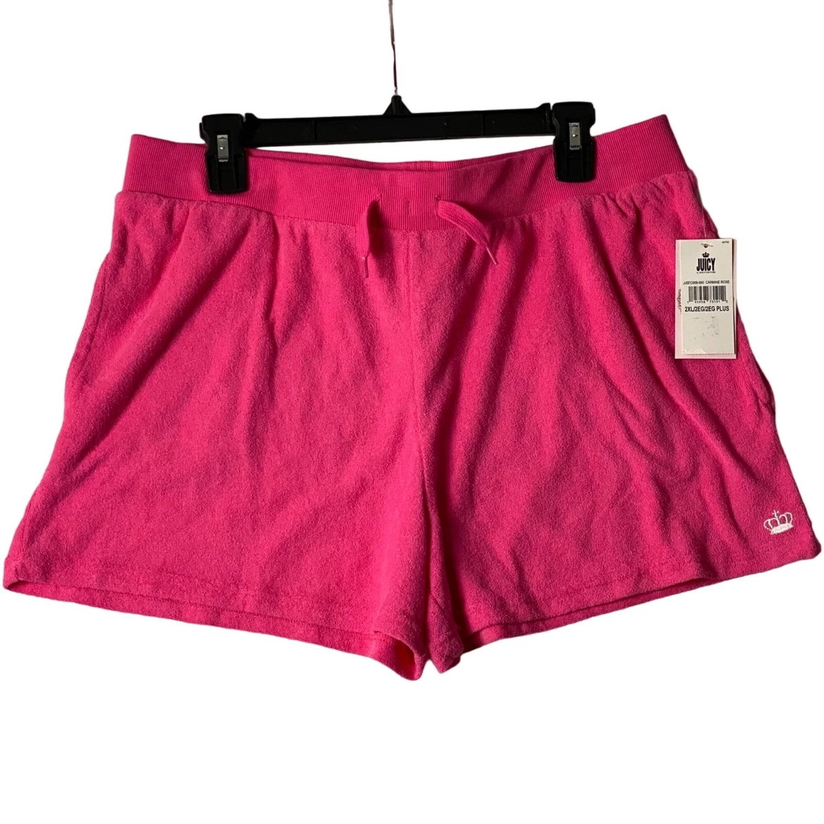 Pink terry cloth shorts sale