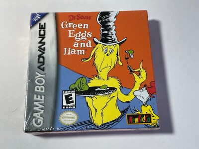 GBA Factory Sealed Dr. Seuss Green Eggs and Ham Nintendo Game Boy Advance