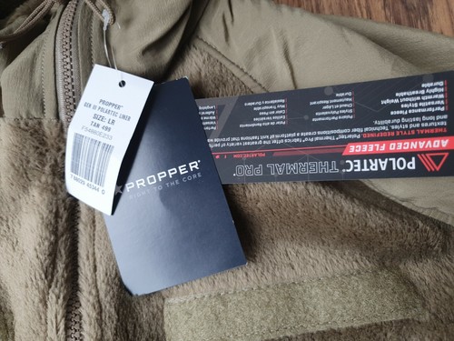 PROPPER GEN III FLEECE JACKET FOLIAGE GREEN COLD WETHEAR SIZE L REGULAR BNWT - Picture 5 of 10