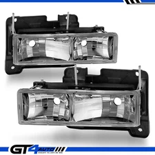 1988-1998 Chevy GMC Suburban C10 C/K Tahoe Yukon OE Factory Headlight Set