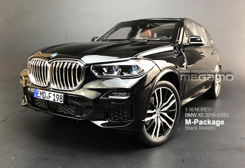 1:18 Norev BMW ALL NEW X5 G05 M-Package Black Metallic Diecast Open Model