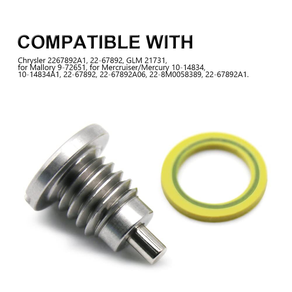 2* 8M0058389 For Mercruiser Alpha Magnetic Outdrive Lower Unit  