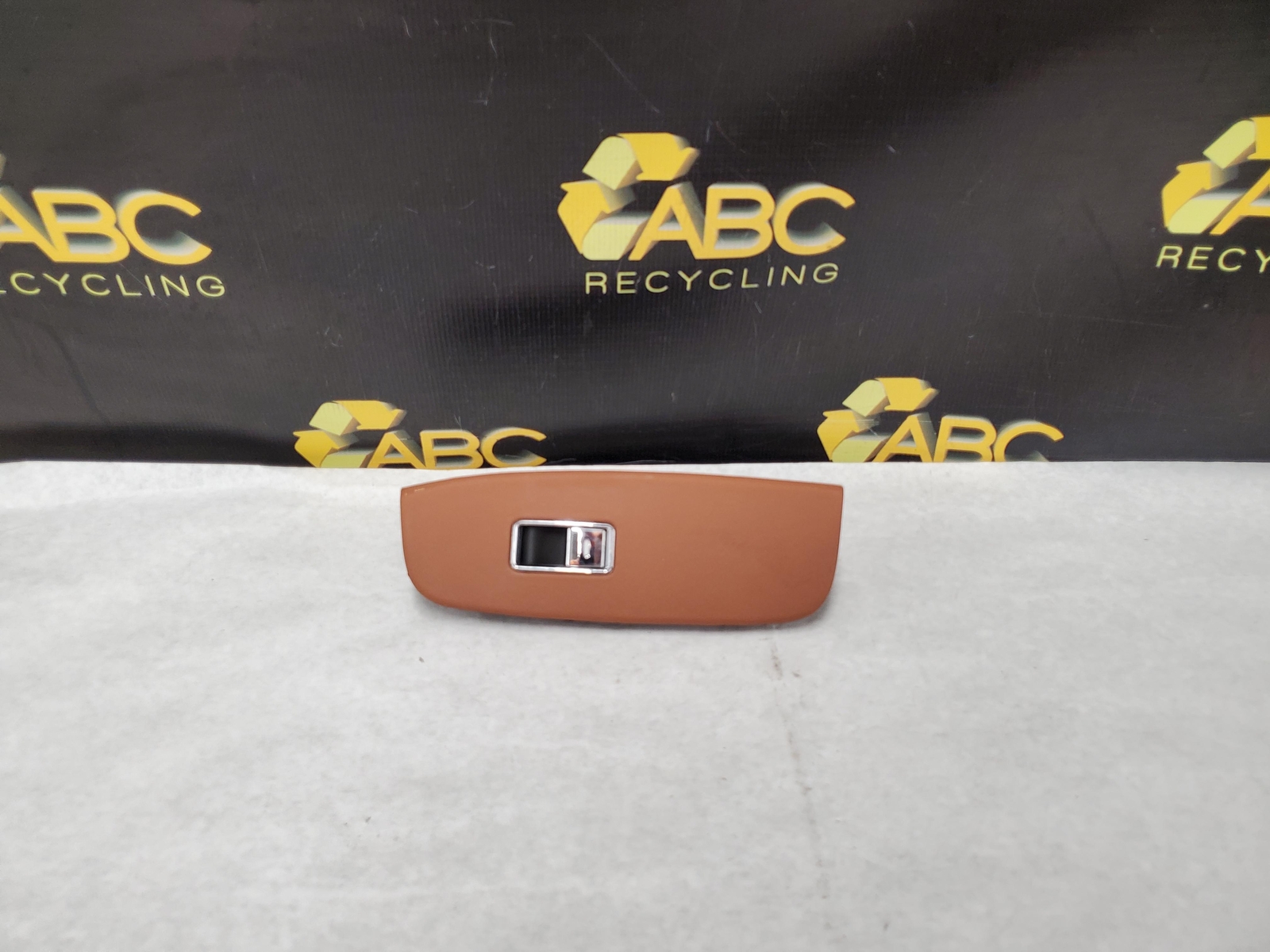 2007 Bentley Flying Spur Passenger Window Door Switch w/ Trim Panel (Saddle) OEM