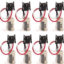 8X For FDK CR14250SE CR14250SE-R 1747-BA PLC Battery with 3P Plug 3V US