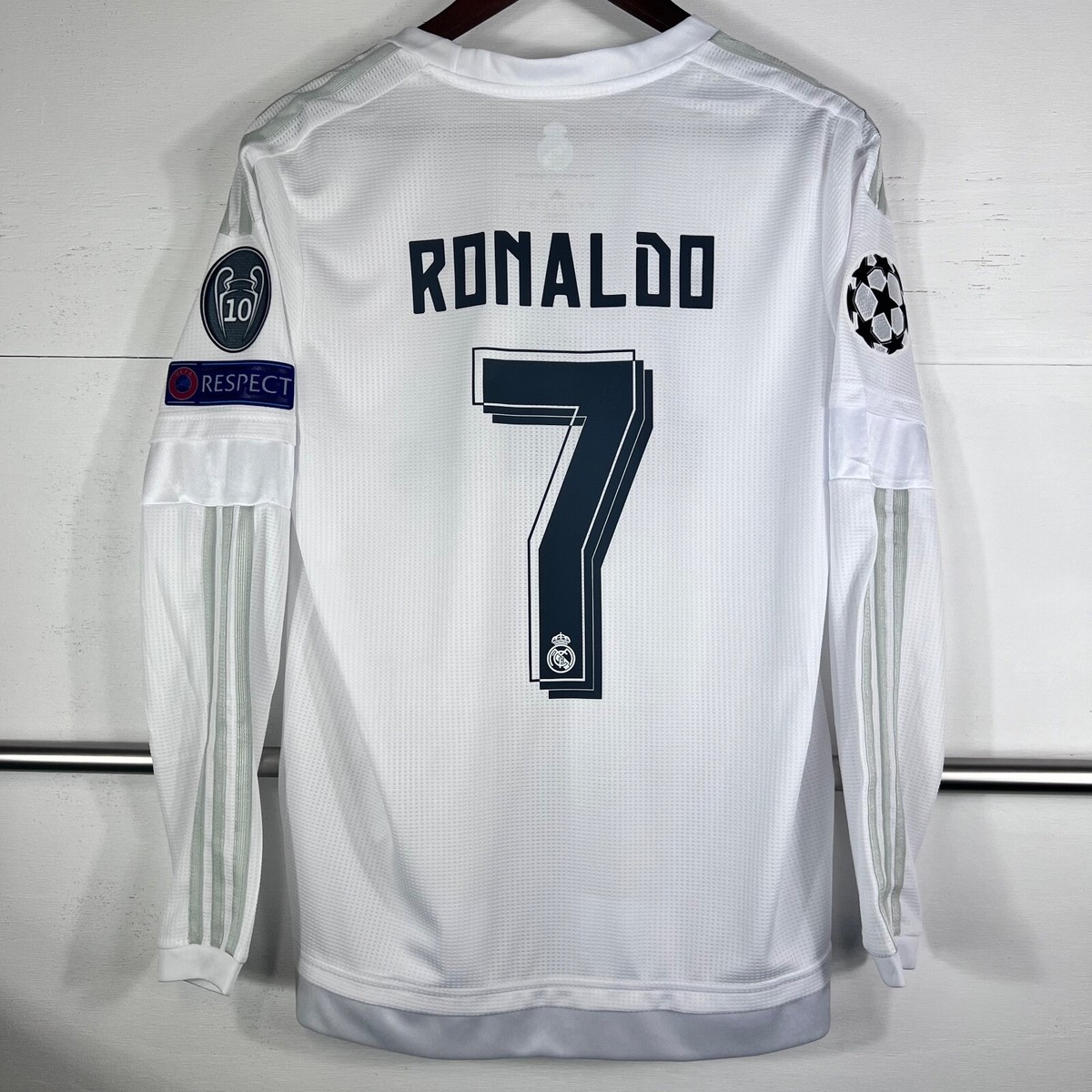 15-16 REAL MADRID 7番 ロナウド RONALDO ユニフォーム 楽天市場】レアルマドリード 15/16 ホーム（白） # 7 RONALDO