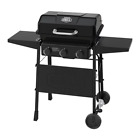 Durable Outdoor Propane Gas Grill 3Burner Cooking Patio Barbecue Stainless Steel
