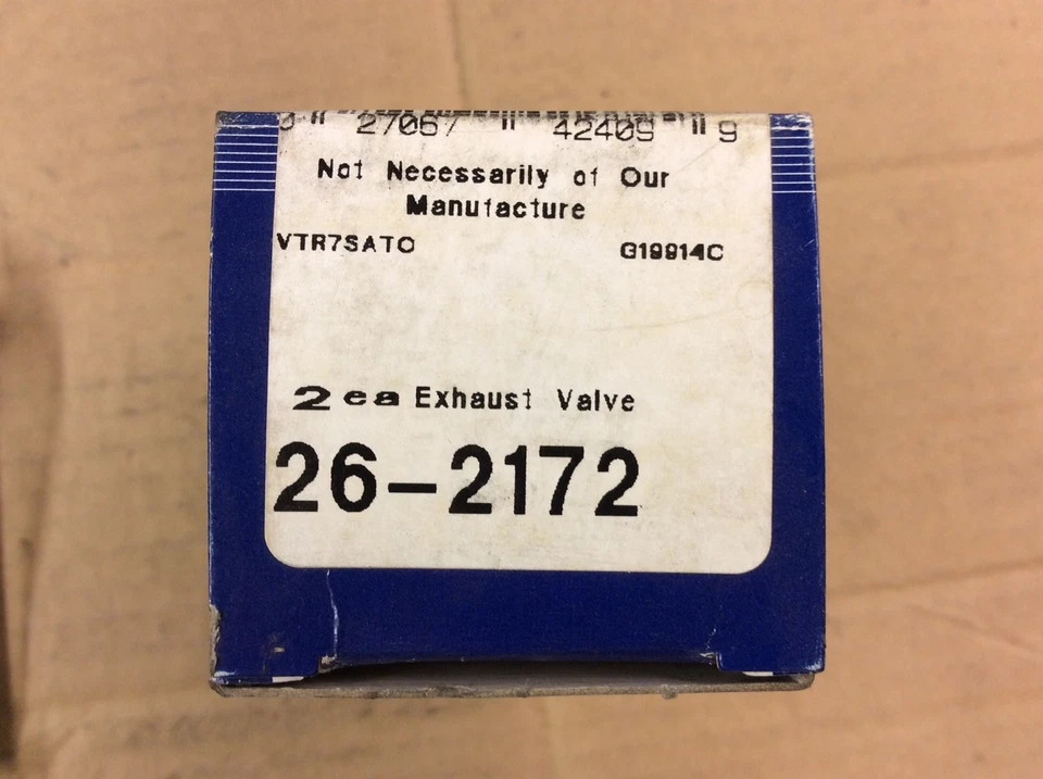 Válvula de escape motor Clevite 26-2172 nueva CANTIDAD 1 Foto 2 de 3