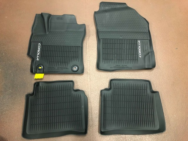 OEM Front Rear All Weather Floor Mats Black 2020 Toyota Corolla PT2060220101 For Sale Online EBay