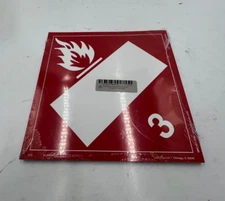 5 Packs of 25 Labelmaster Genuine Flammable Truck Placard ZT2-RPO-177948 Red