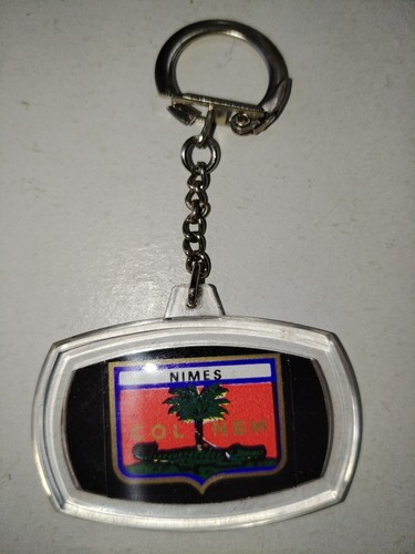Porte-clés Cuir Et émail Girondins De Bordeaux 1960 - Suze Nice - Vintage N11